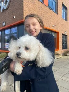 School therapy dog