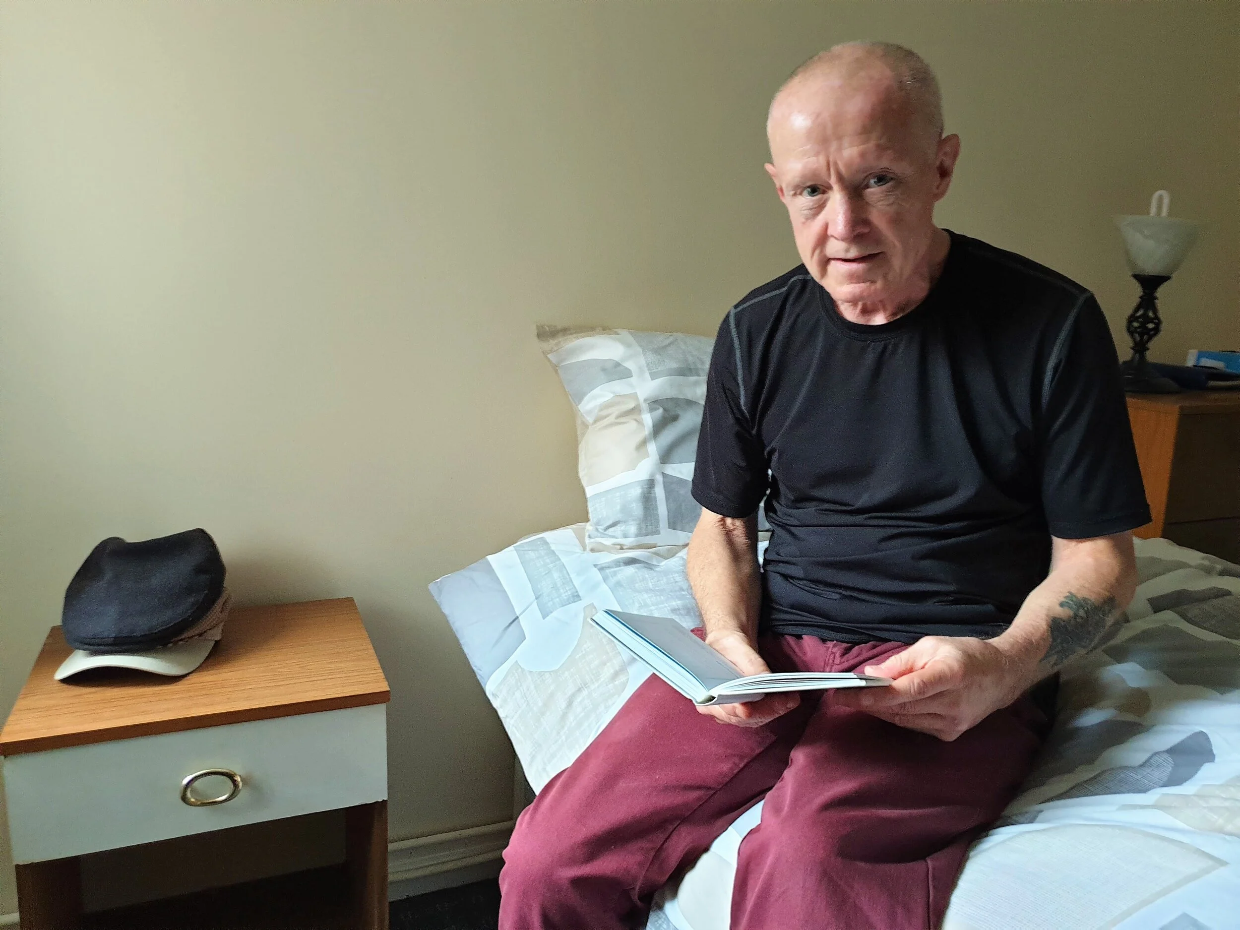 Albert Taggart has been able to set himself up in his own home after he was helped by Derventio Housing Trust’s empowerment fund, which helps homeless people to buy necessary day-to-day items to help them get their loves back on track.