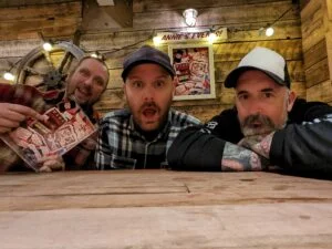 Gareth Winterman, Will Bailey and Chris Barnes
