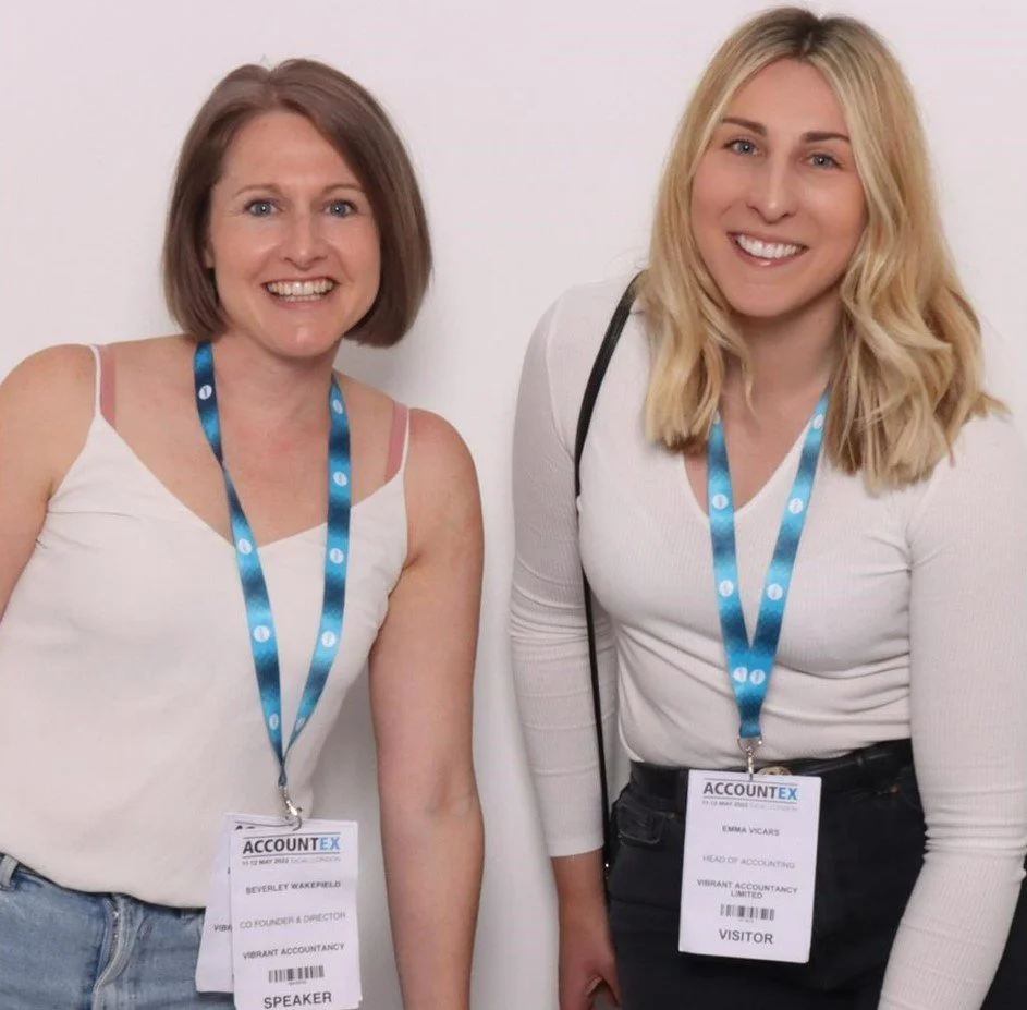 Vibrant co-founder Bev Wakefield (left) and Emma Vicars – Head of Accounting