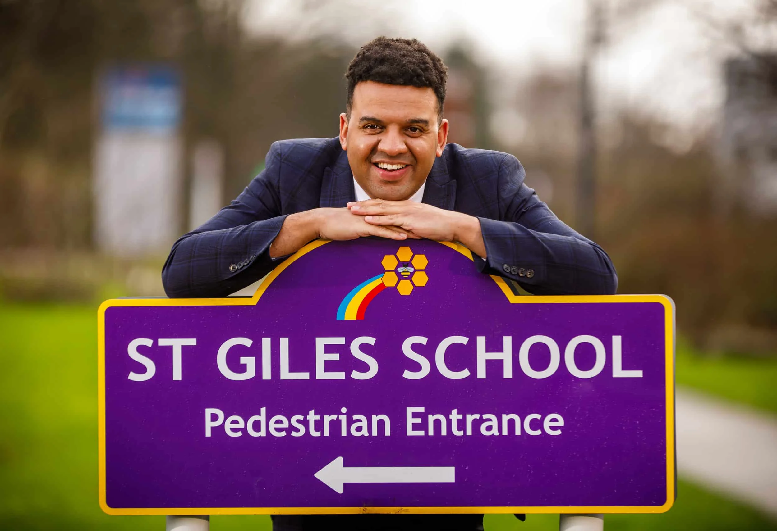 Clive Lawrence - once the youngest head teachers in the UK - is to leave St Giles School in the summer