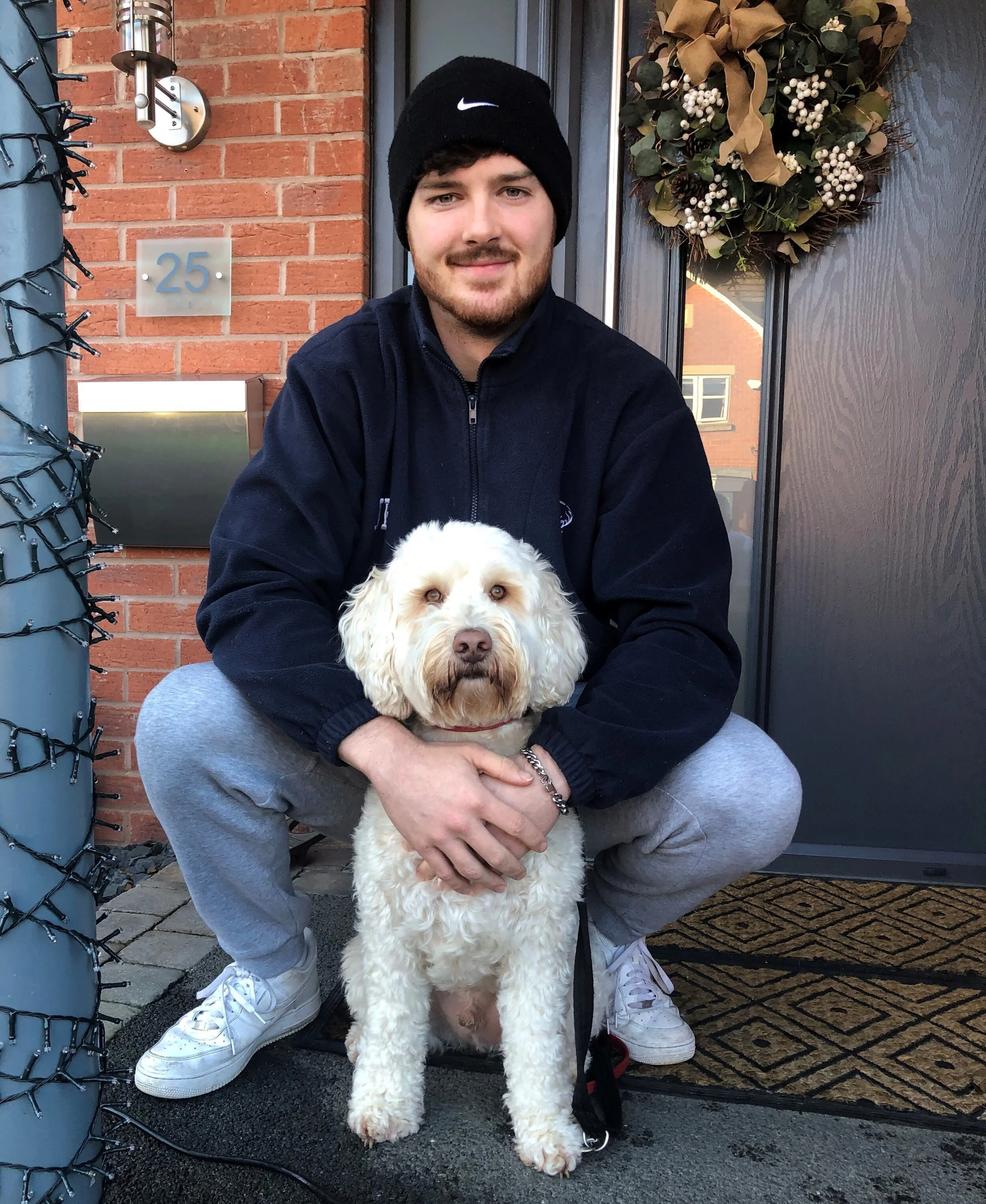 Jack Bowers, a placement student in Lubrizol’s global communications department, achieved his allotted miles of the company’s fundraising Atlantic Challenge by walking his dog, Reuben, at lunchtimes.