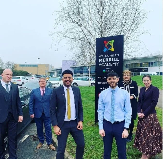 Clive Lawrence (middle) was awarded an OBE in Queen's New Year honours list for 2022. Clive, a former pupil at Alvaston Moor Academy, has a plaque in the reception of the Alvaston secondary school commemorating his work in the community