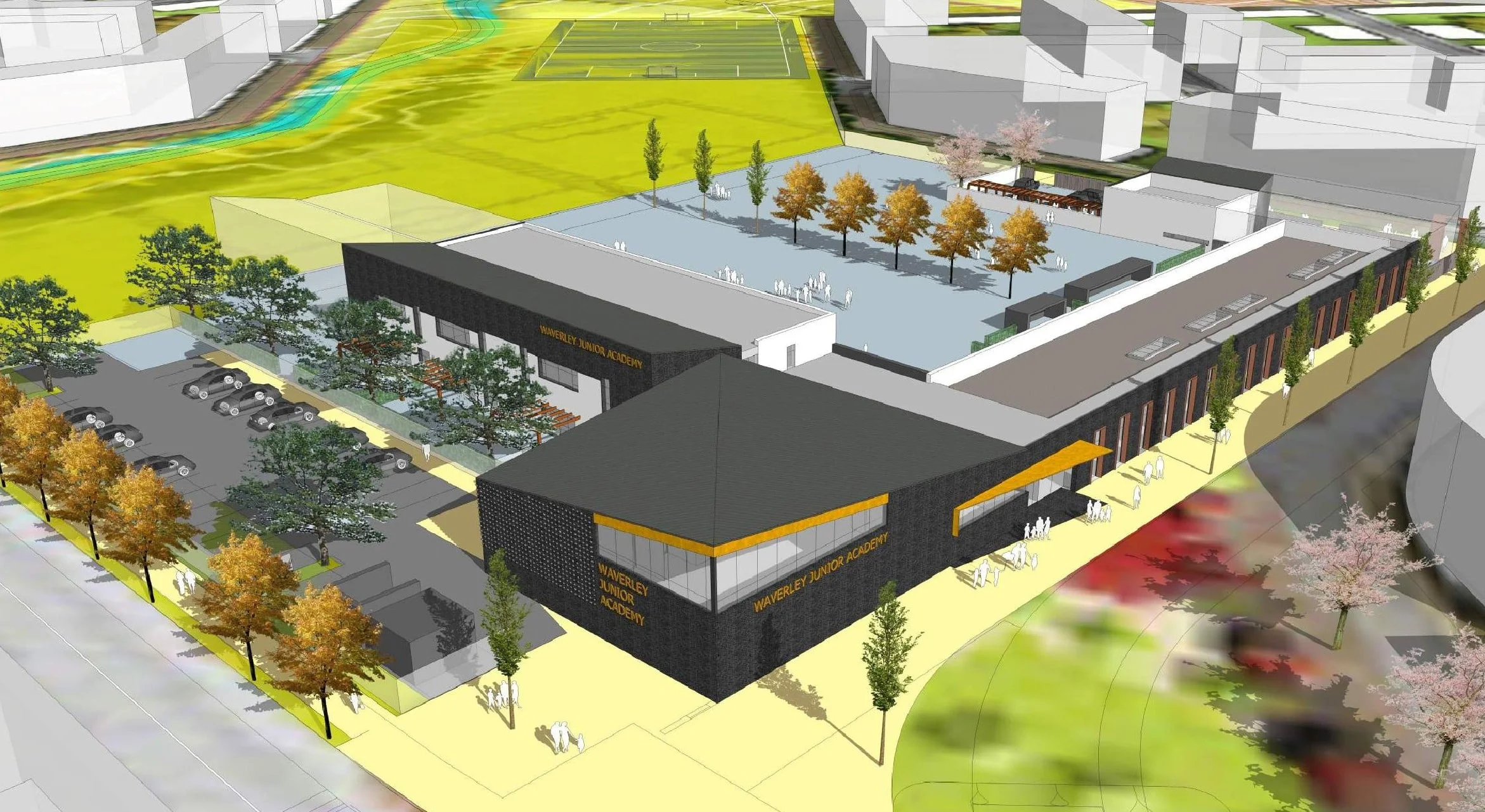 Rotherham Metropolitan Borough Council's planning board has officially approved plans for Waverley Juniors Academy. Penguin PR: public relations, media and communications