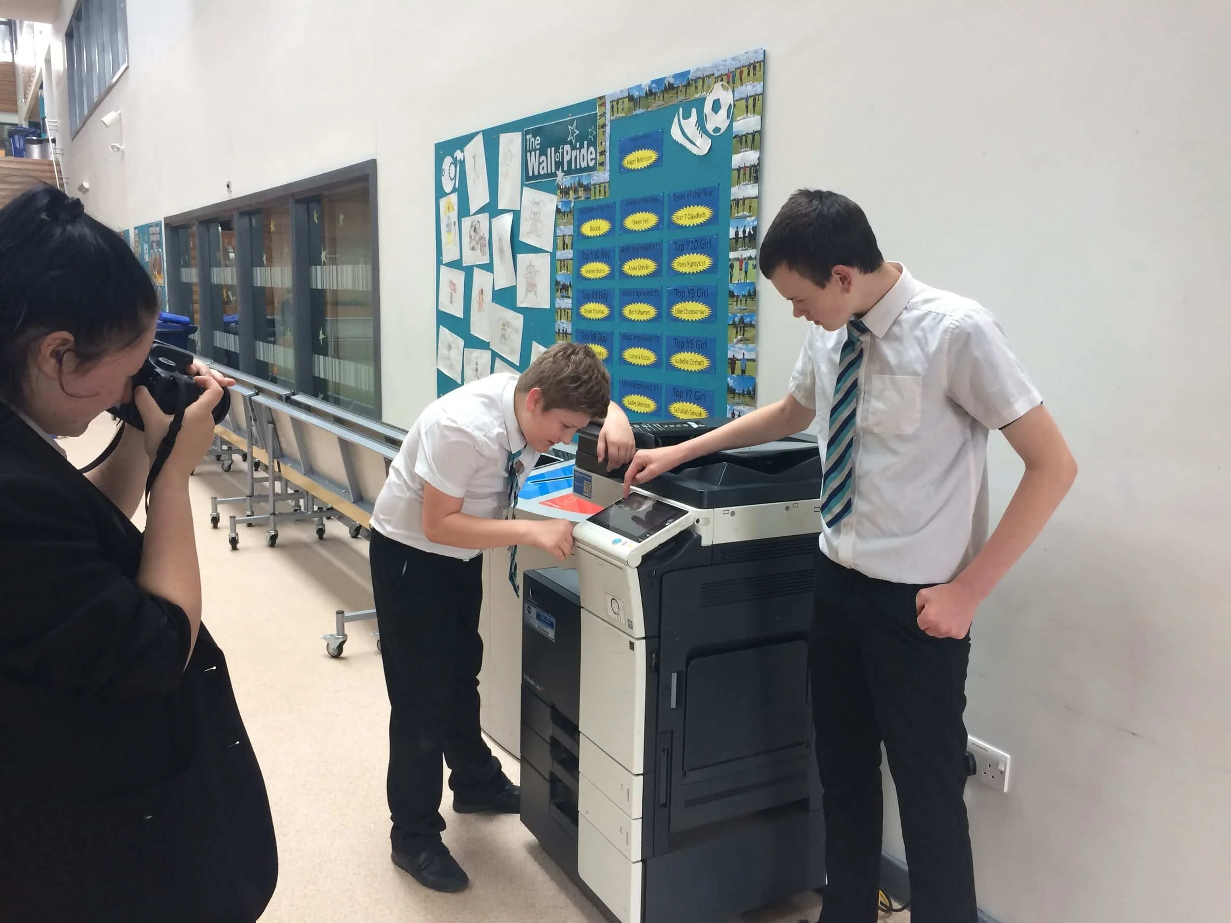 Shirebrook Academy students have filmed a look-around video for those kept away from visiting by Coronavirus