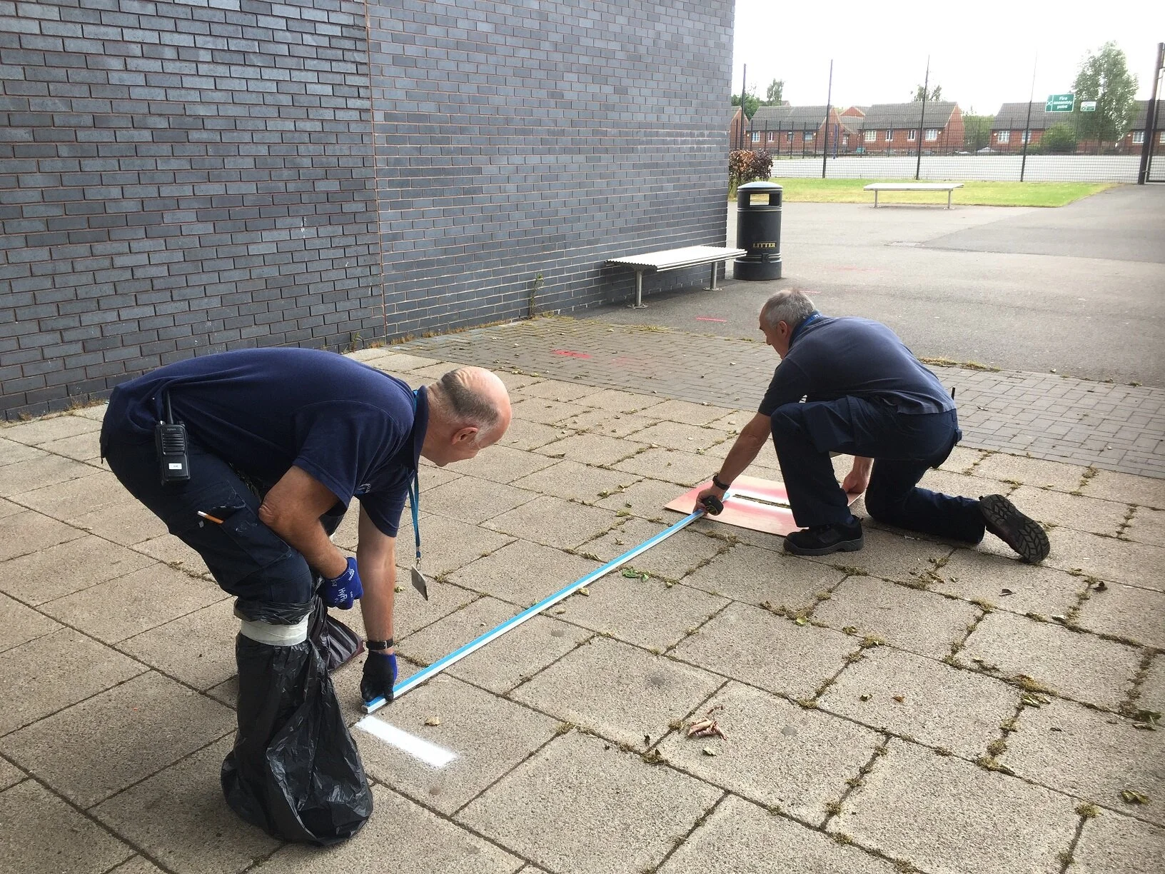 Social distancing measures have been put in place at Shirebrook Academy