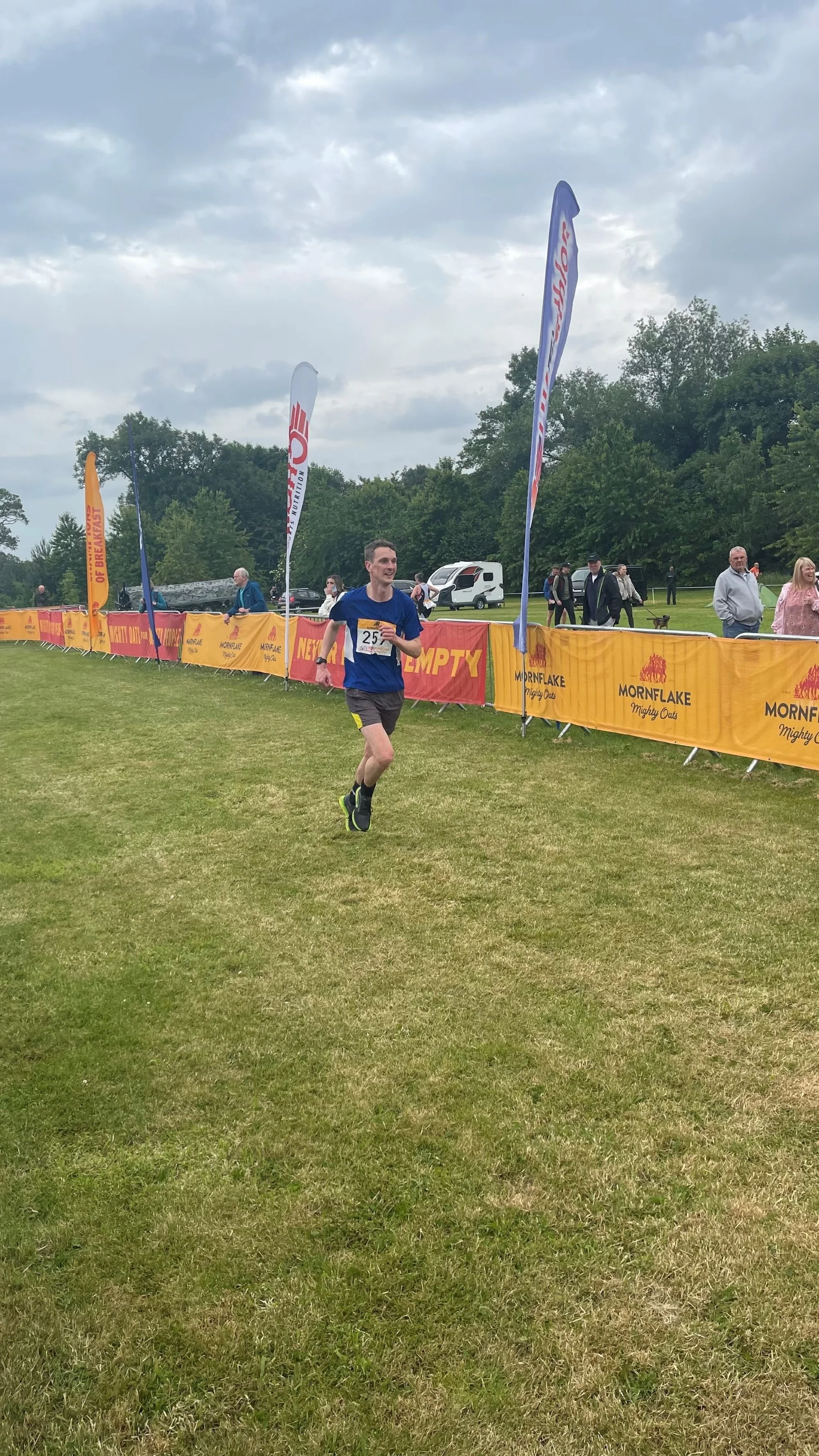 Robert Jennings in action doing his 10k run