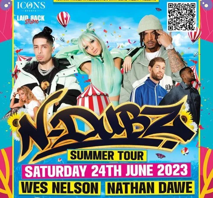 Poster of N-Dubz concert with special guests