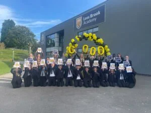 Lees Brook Academy pupils are celebrating after a visit from Ofsted