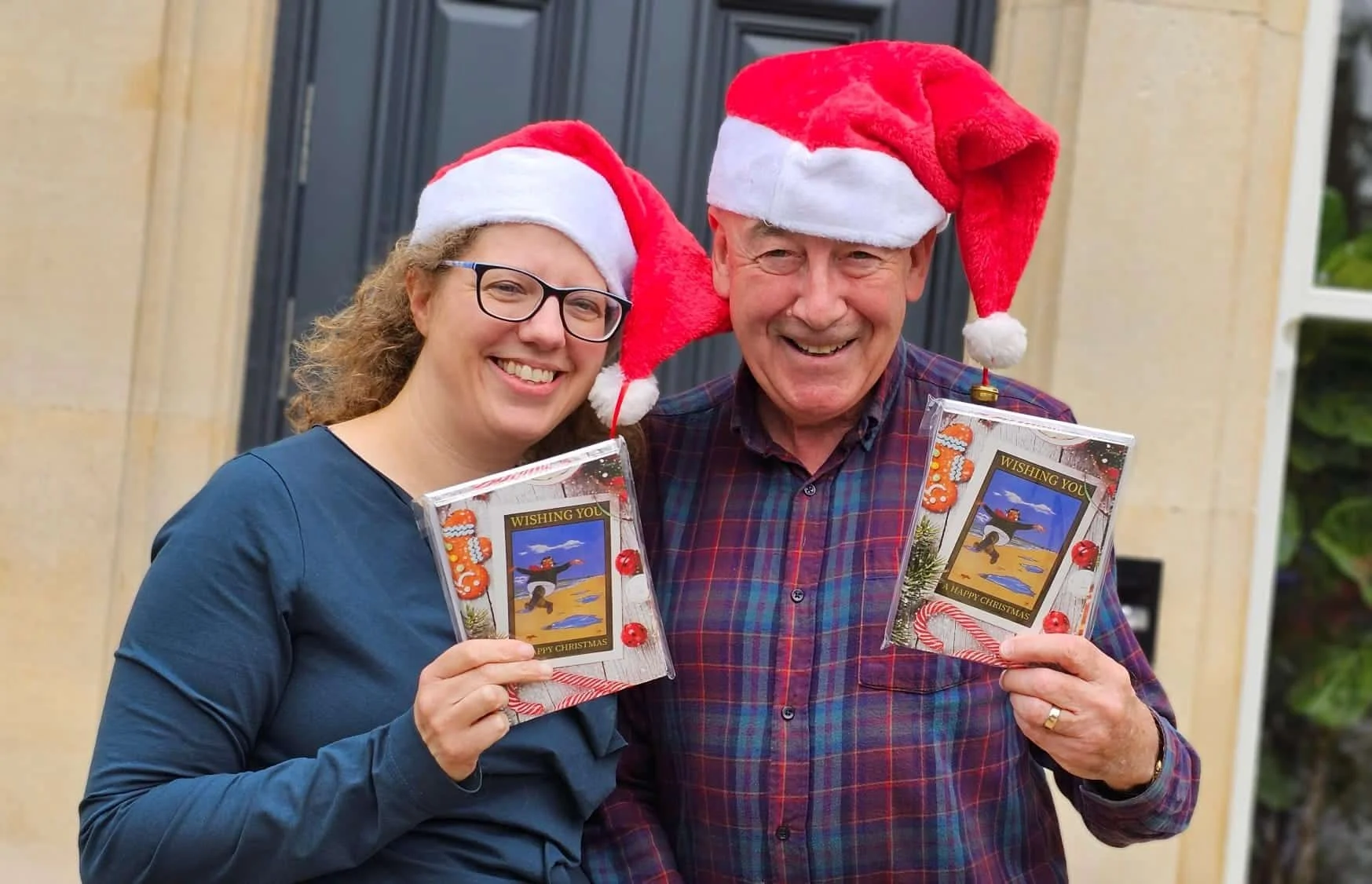 Lucy Stephens with Alan Grimadell, of the Derbyshire Children's Holiday Centre