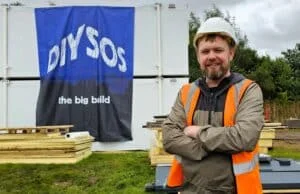 George Pritchard, technical director at Derby smart building and IT infrastructure firm Scenariio, on site at Treetops Hospice in Risley, which was featured in the BBC’s DIY SOS Big Build for Children in Need this year