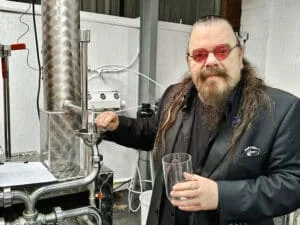 Wizzard frontman Roy Wood has created his own gin with Nelson's Distillery and School