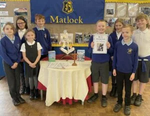 The worship team at All Saints Church of England Junior School, in Matlock