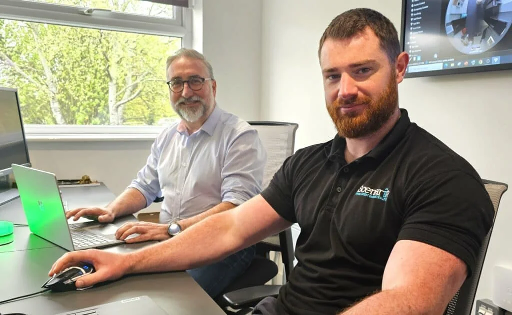 New appointments Lee Taylor and Conor Taylor settle in at Derby firm Scenariio.