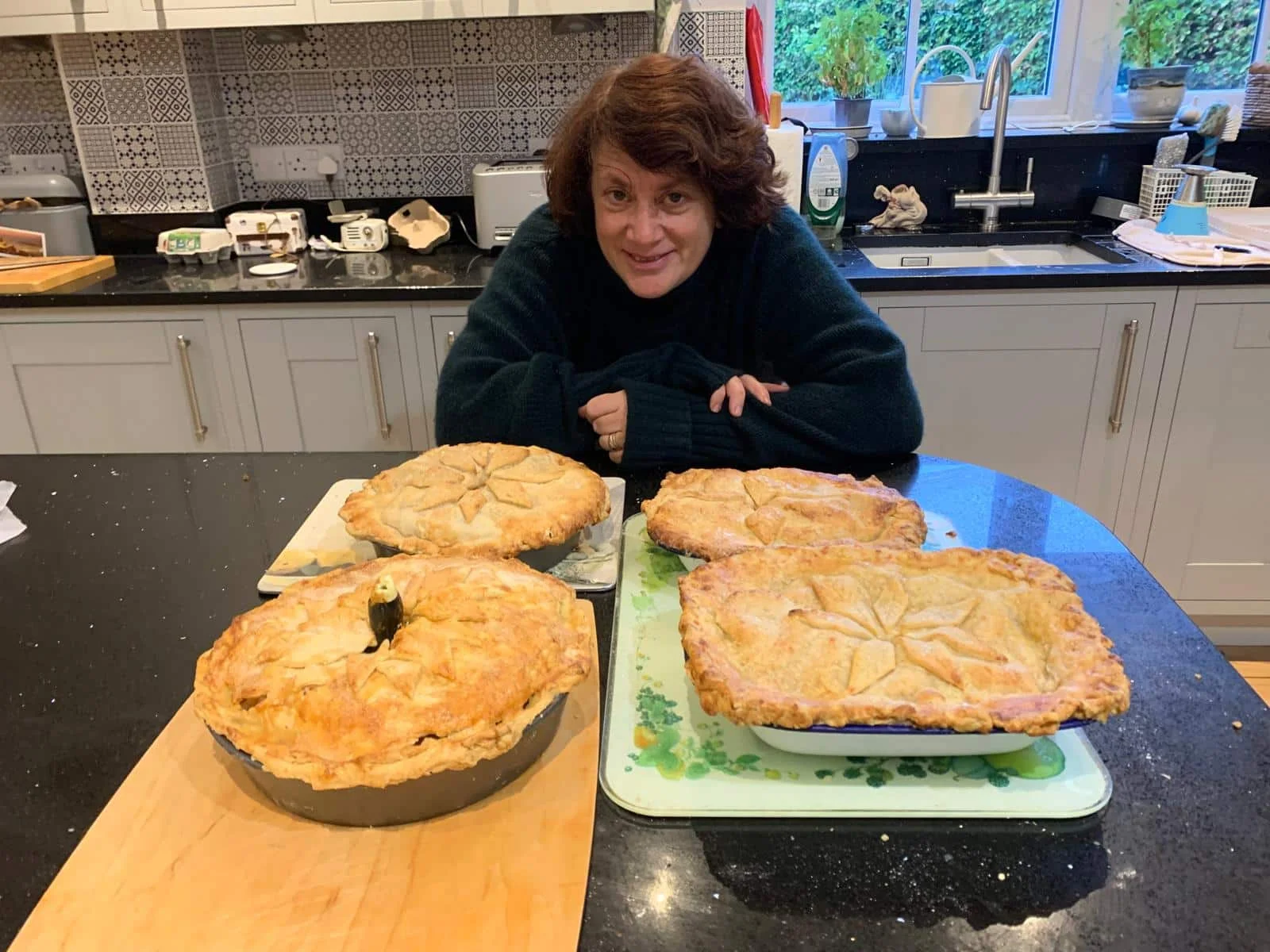 Kathryn Davies with some of her baked goods