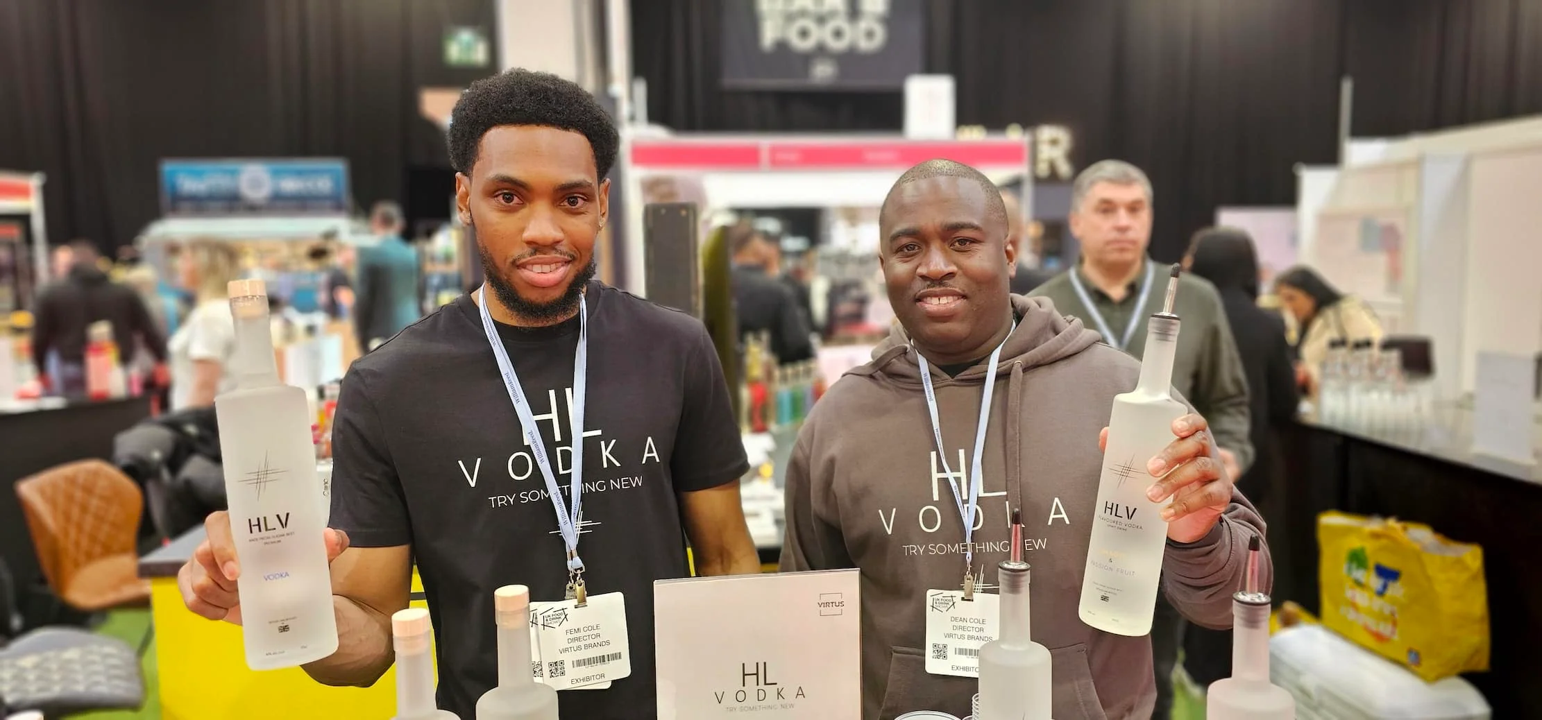 Femi Cole with HL Vodka, part of Virtus Brands