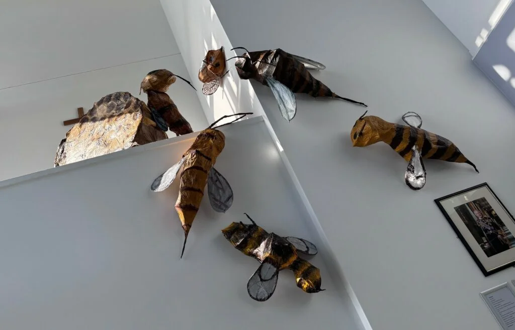 Derby Cathedral School Bee sculpture