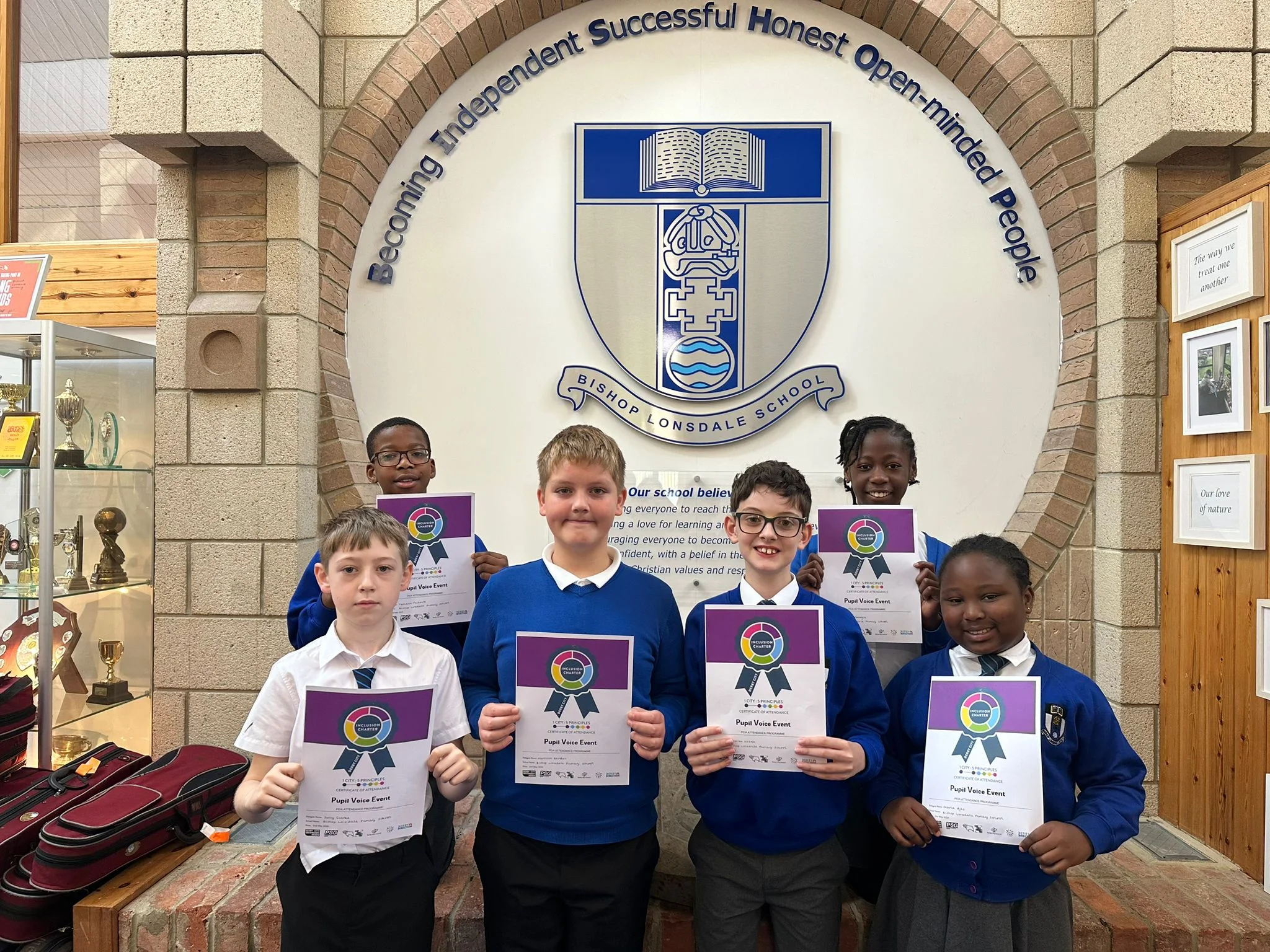 Bishop Lonsdale Church of England Primary School pupils