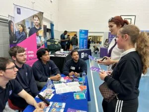 Representatives-from-Rolls-Royce-advising-pupils-at-The-Bemrose-School