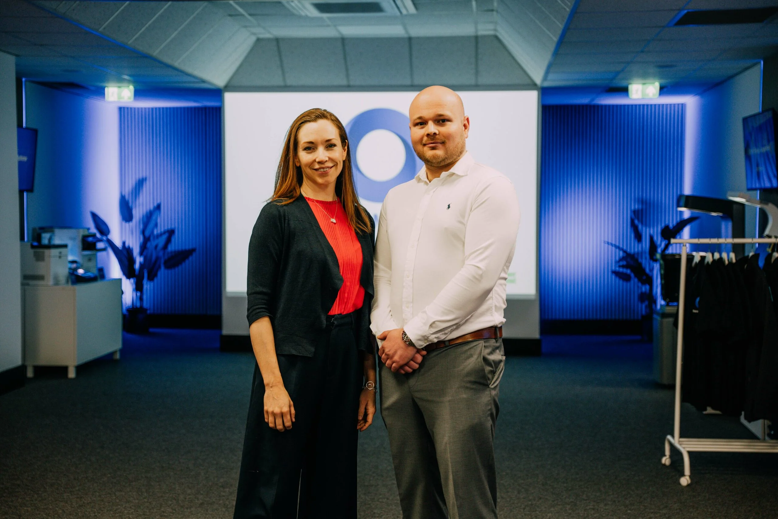Catherine Atkinson and Scott Watson.