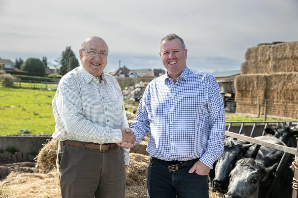 Colonel Tim Richmond, president of this year’s Nottinghamshire County Show (pictured left, with show deputy president Sir Mark Spencer), wants farmers to get involved to spread the message about the role agriculture plays in British life.
